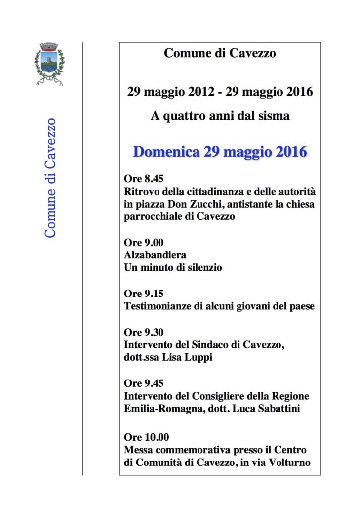 CAVEZZO - 29 maggio 2016